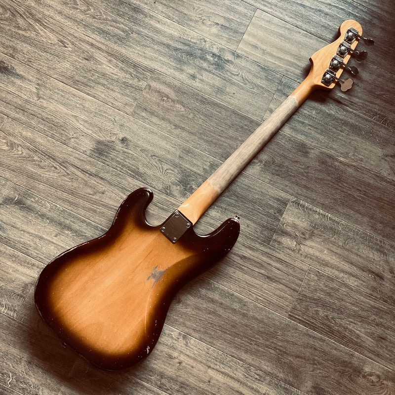 都 MPB-4R brown burst | Miyako custom bass guitar