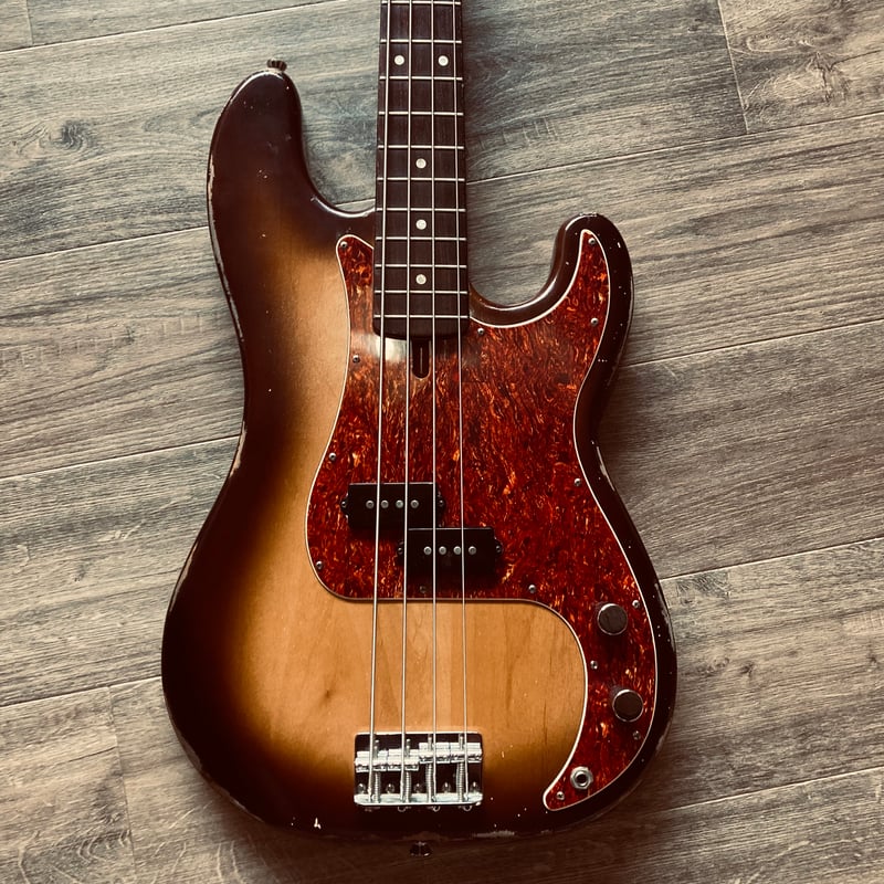 都 MPB-4R brown burst | Miyako custom bass guitar