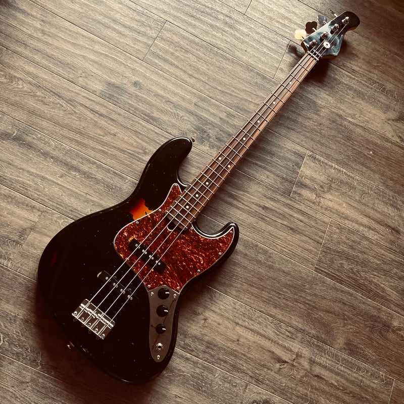 都 MJB-4R black | Miyako custom bass guitar