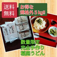 【送料無料】お得◎稲庭うどん　規格外５kg　Ｂ品　業務用　ご家庭用