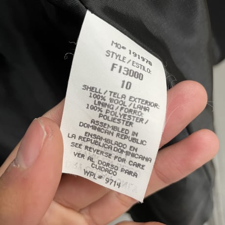 WOOL LAPEL JACKET［15474］