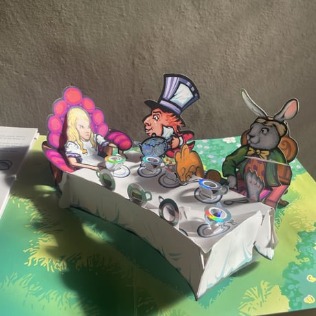 "Alice's Adventure in Wonderland" pop-up picture book