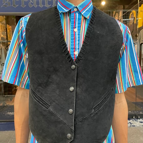 LEATHER VEST [19461]
