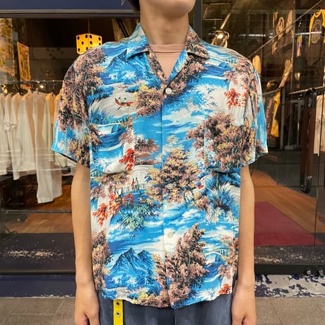 60s HAWAIIAN SHIRT [19397]