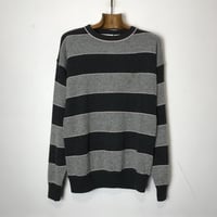 BORDER KNIT SWEATER[11399]