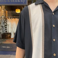 S/S OPEN-COLLAR SILK SHIRT [19458]