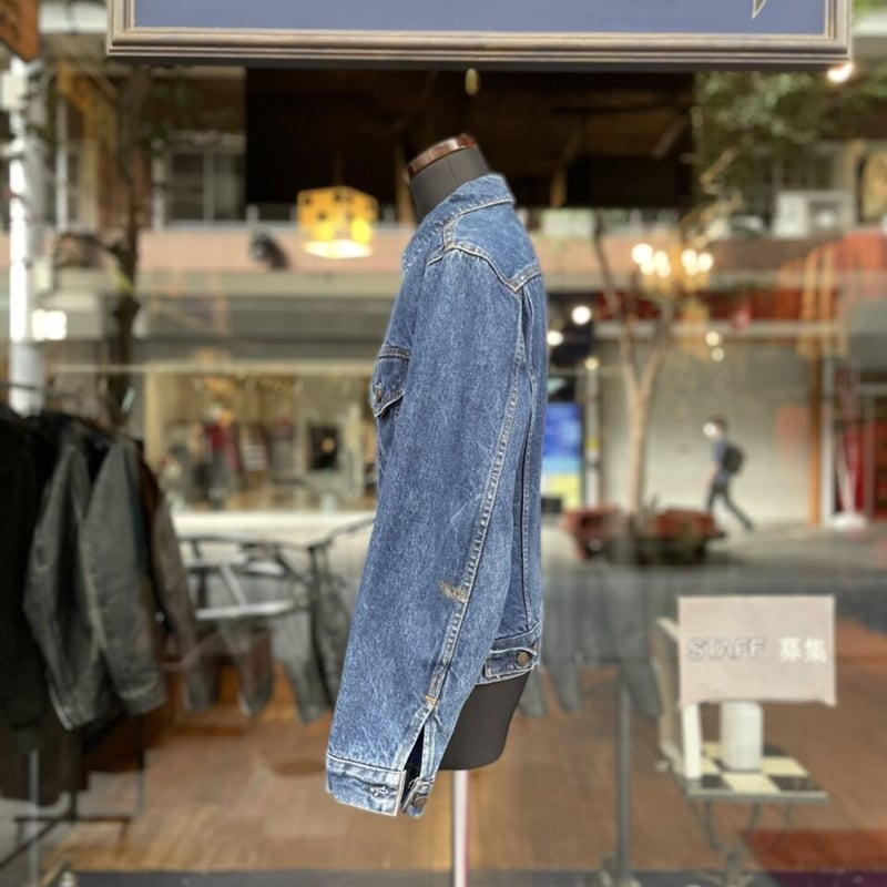 80′S LEVI'S 70411-9318 FLANNEL LINER DENIM JACK