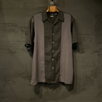 SWITCHING LINEN×RAYON S/S SHIRT［15836］