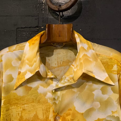 70s S/S OPEN-COLLAR SHIRT [19393]