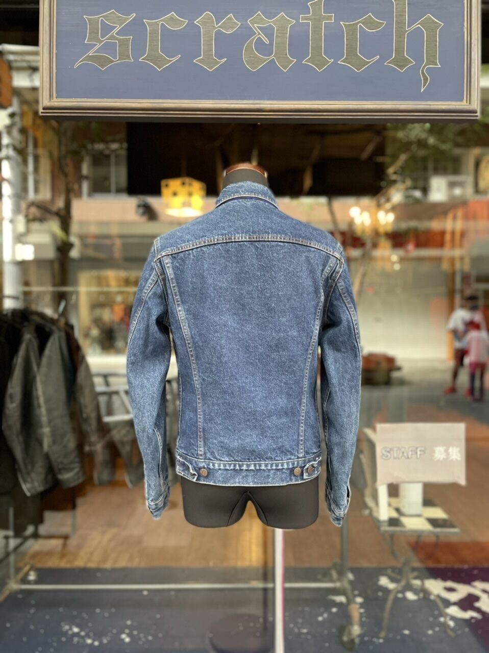 80′S LEVI'S 70411-9318 FLANNEL LINER DENIM JACK