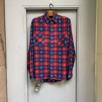 CHECK PATTERN FLANNEL SHIRT［16076］
