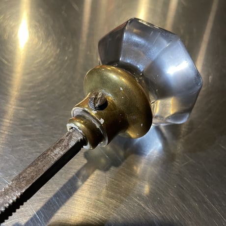 ANTIQUE GLASS DOOR KNOB［16770］