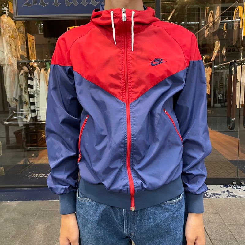 80s ”NIKE”NYLON HOODIE JACKET [19484] | Scratch
