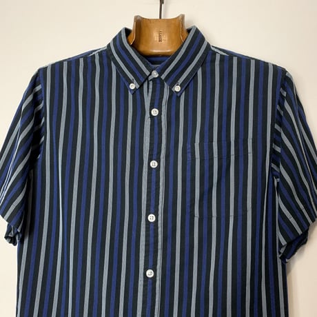 S/S COTTON STRIPE SHIRT［14140］