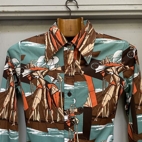 70's POLYESTER SHIRT［13623］