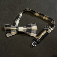 CHECK PATTERN BOW TIE "PIERE CARDIN"［16334］