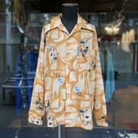 70's Pattern Poly Shirt［18261］