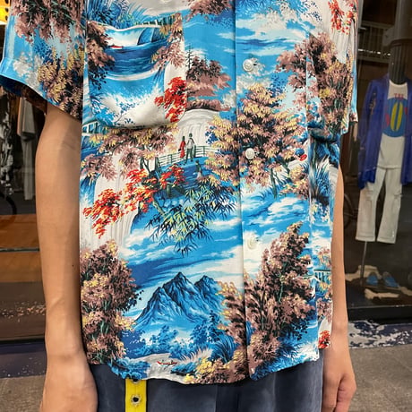 60s HAWAIIAN SHIRT [19397]
