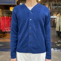 70s ACRYLIC KNIT CARDIGAN [19718]
