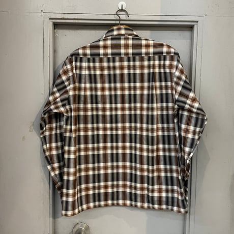 50~60s COTTON OMBRE CHECK SHIRT”N.O.S””［19134］