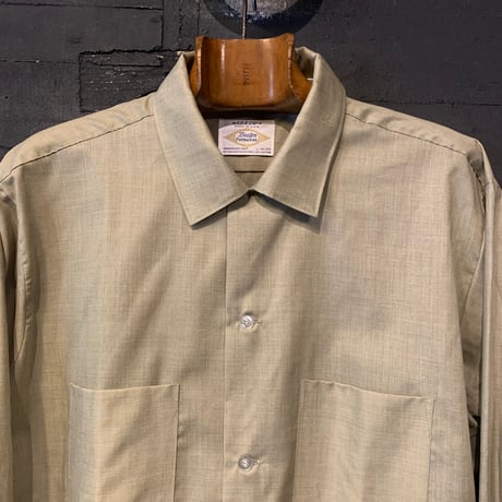 60-70s OPEN COLLAR SHIRT［19228］