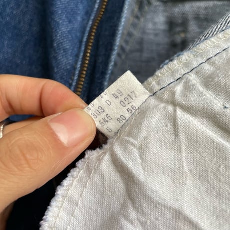 80's Levi's 646 Remake Denim Pants［18090］
