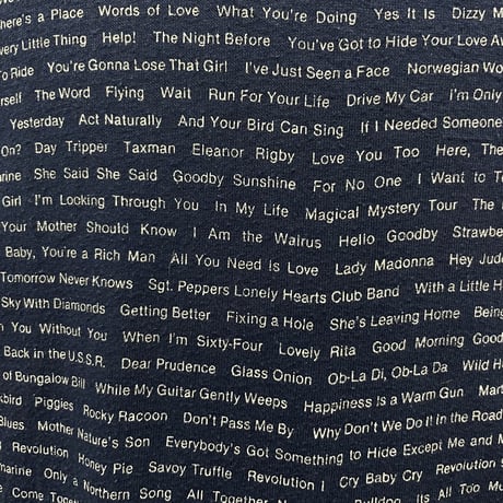 80's The Beatles Band Printed Tee［17481］