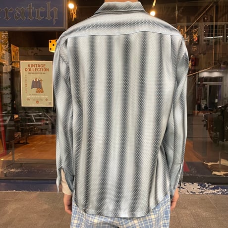 60s OMBLE STLIPE BOX SHIRT [19678]