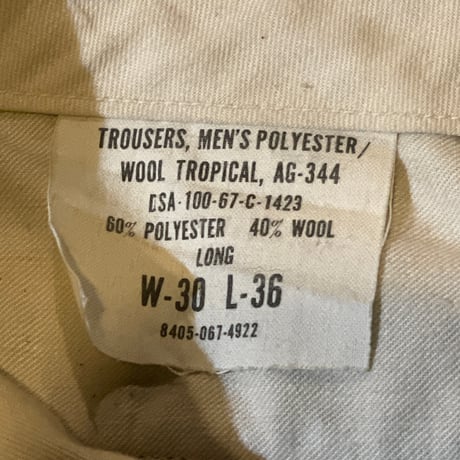 60s U.S.ARMY SLACKS [19716]