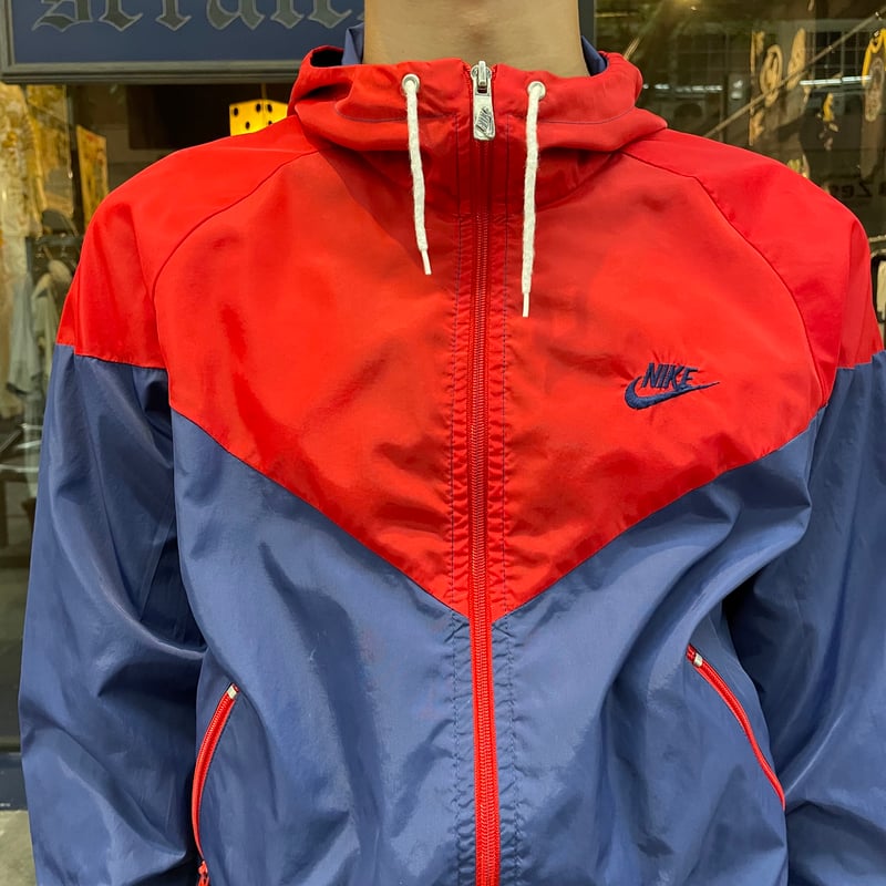 80s ”NIKE”NYLON HOODIE JACKET [19484] | Scratch
