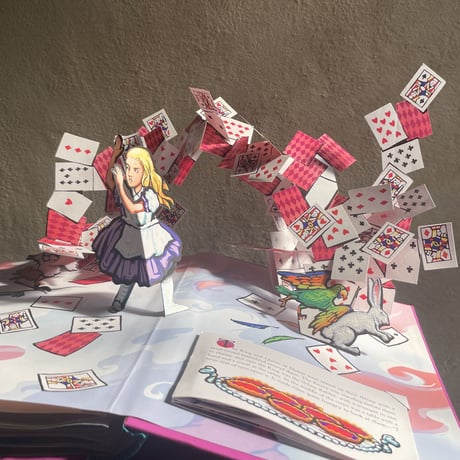 "Alice's Adventure in Wonderland" pop-up picture book