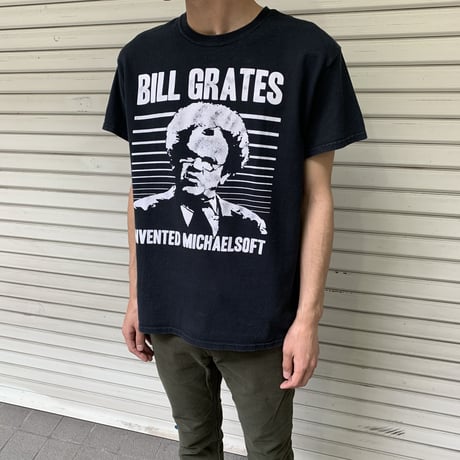 PRINT T-SHIRT　BILL GRATES［14097］