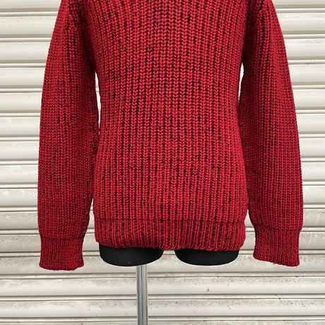 60’s SHAWL COLLAR KNIT SWEATER[11582]