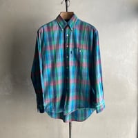 2F PLAID PATTERN B.D. SHIRT [19544]