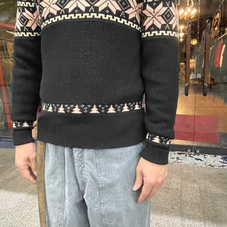 50s "PURITAN" NORDIC KNIT [19694]