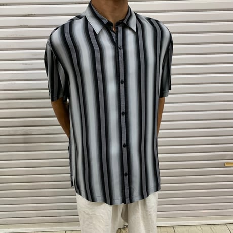 S/S SHADOW STRIPE SHIRT [19421]