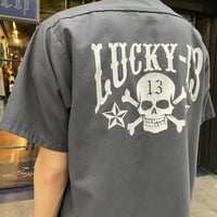 S/S PRINTED WORK SHIRT [19396]