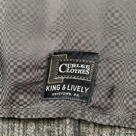 60'S CURLEE CLOTHES TWEED BALMACAAN COAT［16884］