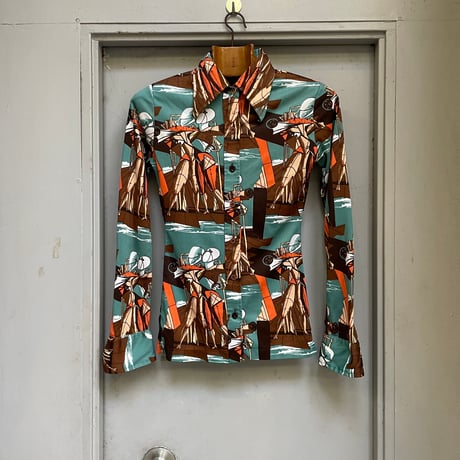 70's POLYESTER SHIRT［13623］