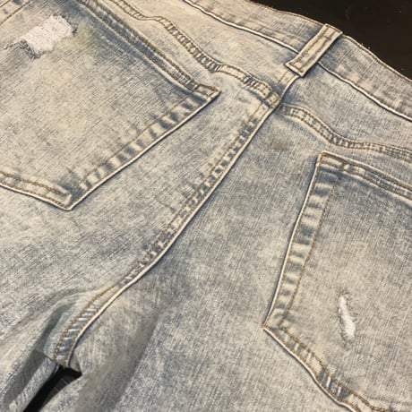 DAMAGE SKINNY PANTS [19516]