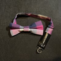 CHECK PATTERN BOW TIE "PIERE CARDIN"［16335］