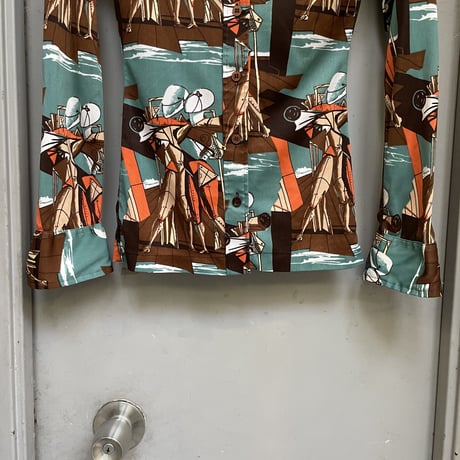 70's POLYESTER SHIRT［13623］