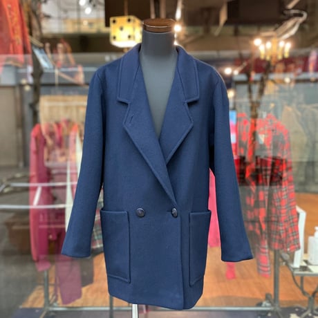 2F WOOL DESIGN HALF COAT［17305］