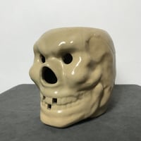 OLD CERAMIC SKULL MUG［11665］