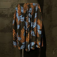 RAYON LEAF PATTERN SHORT PANTS［16250］