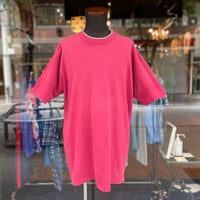 90's Cotton Roll-up Sleeve Tee［17535］
