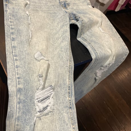 DAMAGE SKINNY PANTS [19516]