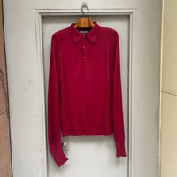 80s KNIT POLO SHIRT［19098］