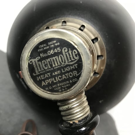 20~30's ANTIQUE LAMP　THERMOLITE［10341］