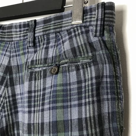 CHECK SHORT PANTS　BANANA REPUBLIC［8879］